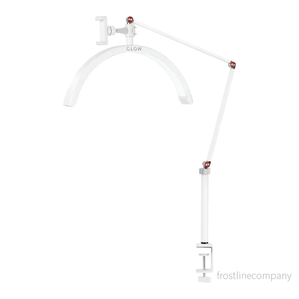LED-lampa Glow MX3 med klämma, mattvit – Nagellampa bord LED-lampa Glow MX3 med klämma, mattvit – Nagellampa bord