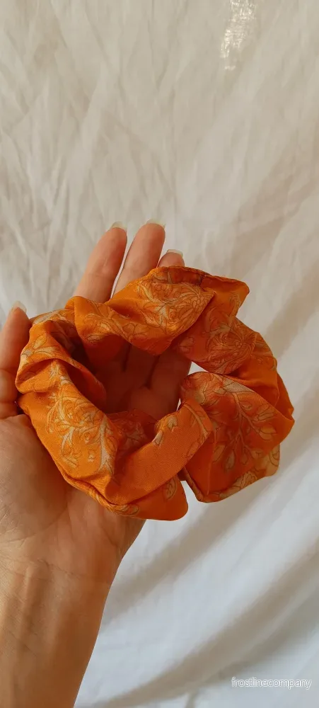 Scrunchie - vintage silke nr 7