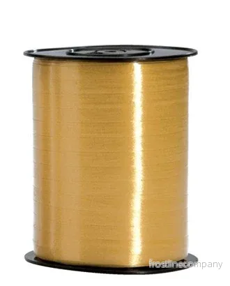 Presentband 7 mm x 500 mtr. Blank. Guld Presentband 7 mm x 500 mtr. Blank. Guld