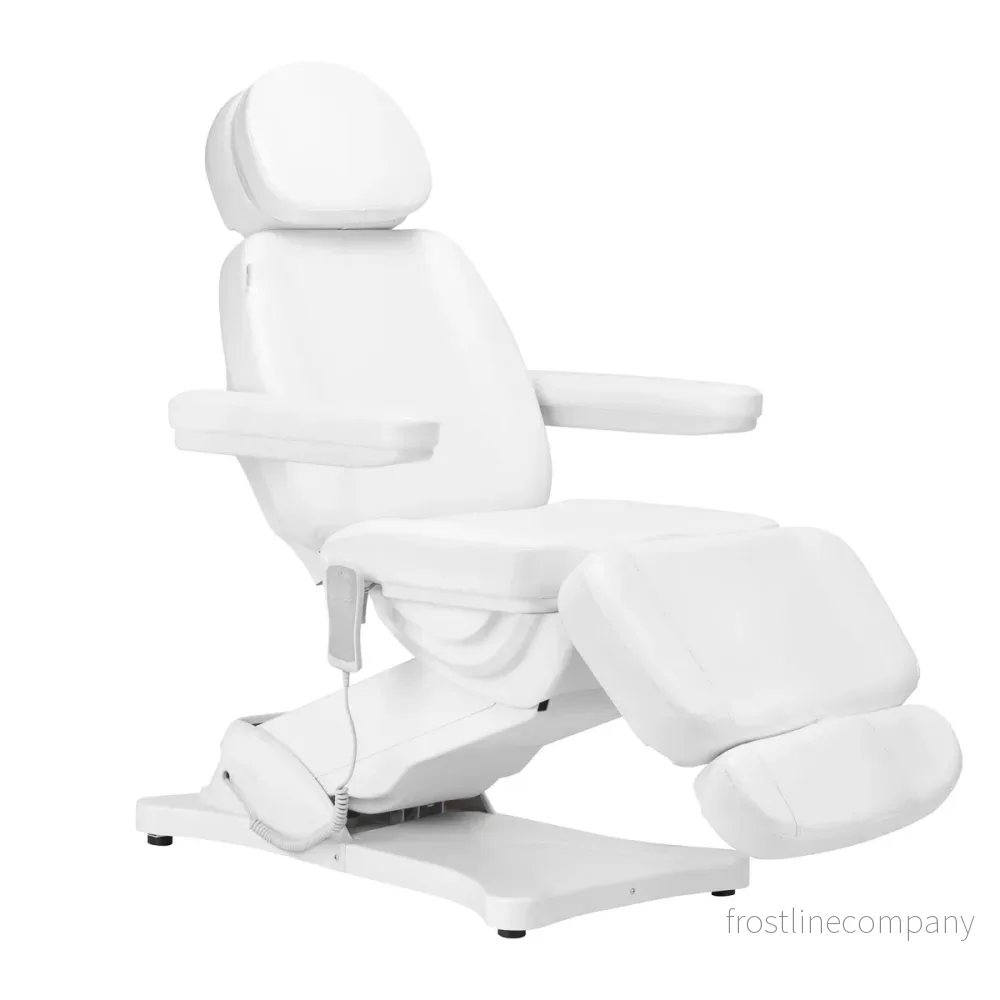 Elektrisk behandlingsstol Sillon Classic 3 motorer - Vit - Bild 2