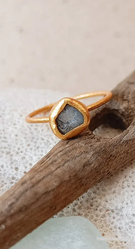 Ring strandglas nr 25 - size 16 - Bild 2