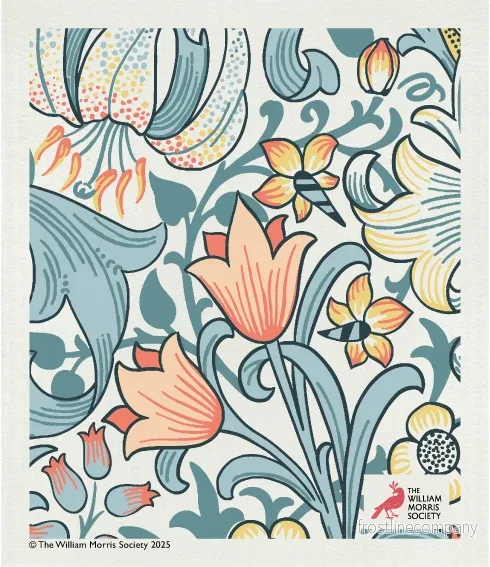 Disktrasa William Morris Golden Lily Blue Disktrasa William Morris Golden Lily Blue