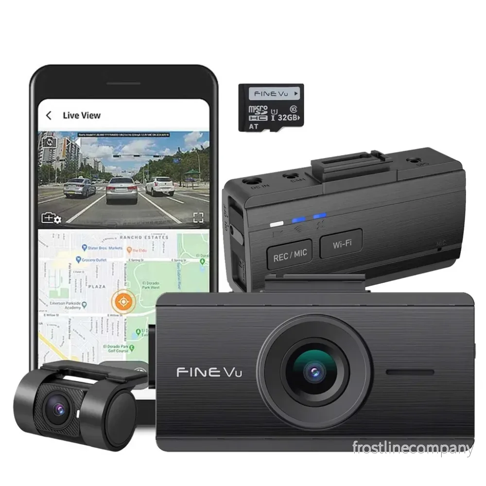FineVu GX35 Cloud 2CH 2K Wifi GPS 32gb dashcam FineVu GX35 Cloud 2CH 2K Wifi GPS 32gb dashcam