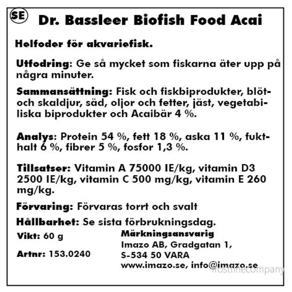 Dr. Bassleer BioFish Food Acai - Bild 3