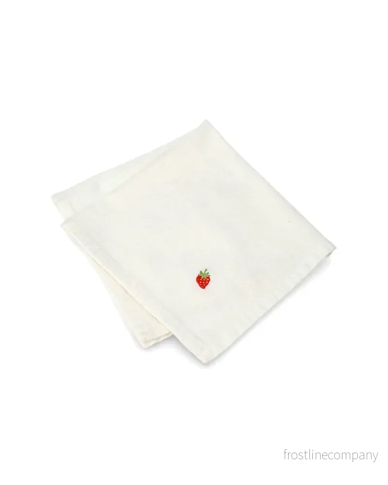 Tygservetter jordgubb 2-pack Tygservetter jordgubb 2-pack