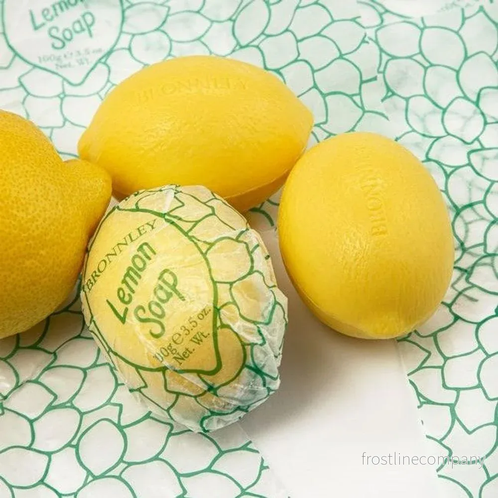 Citrontvål i papper Bronnley - Bild 2