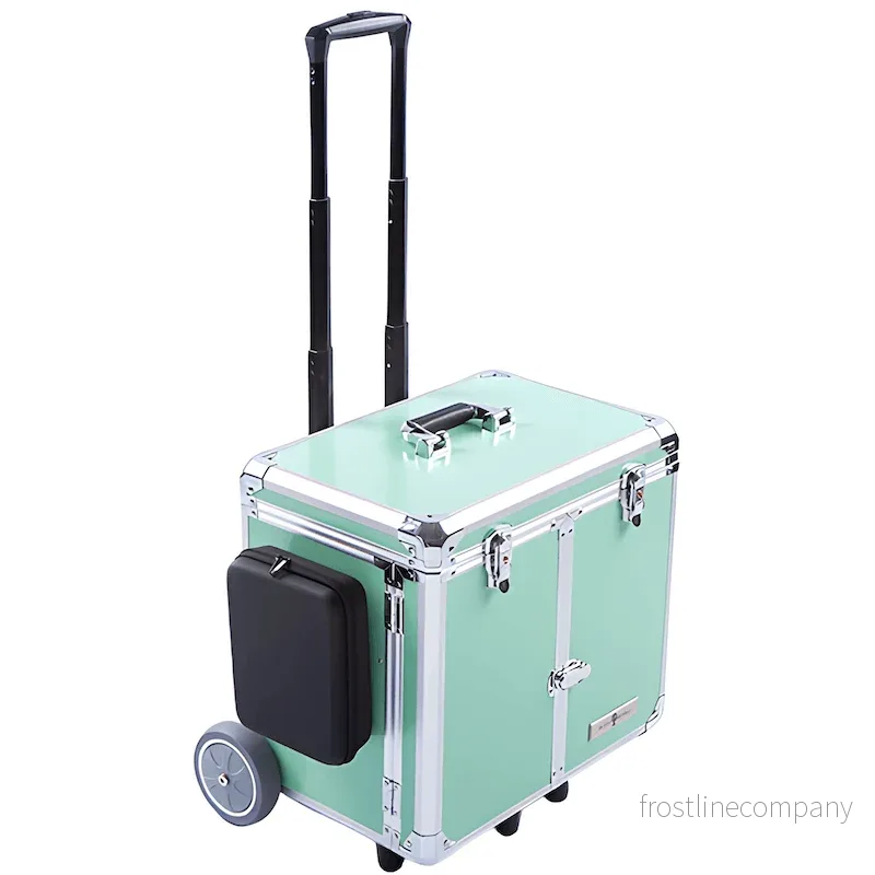 Fotvårdsväska PodoMobile Midi Youth Green med Trolley - Bild 2