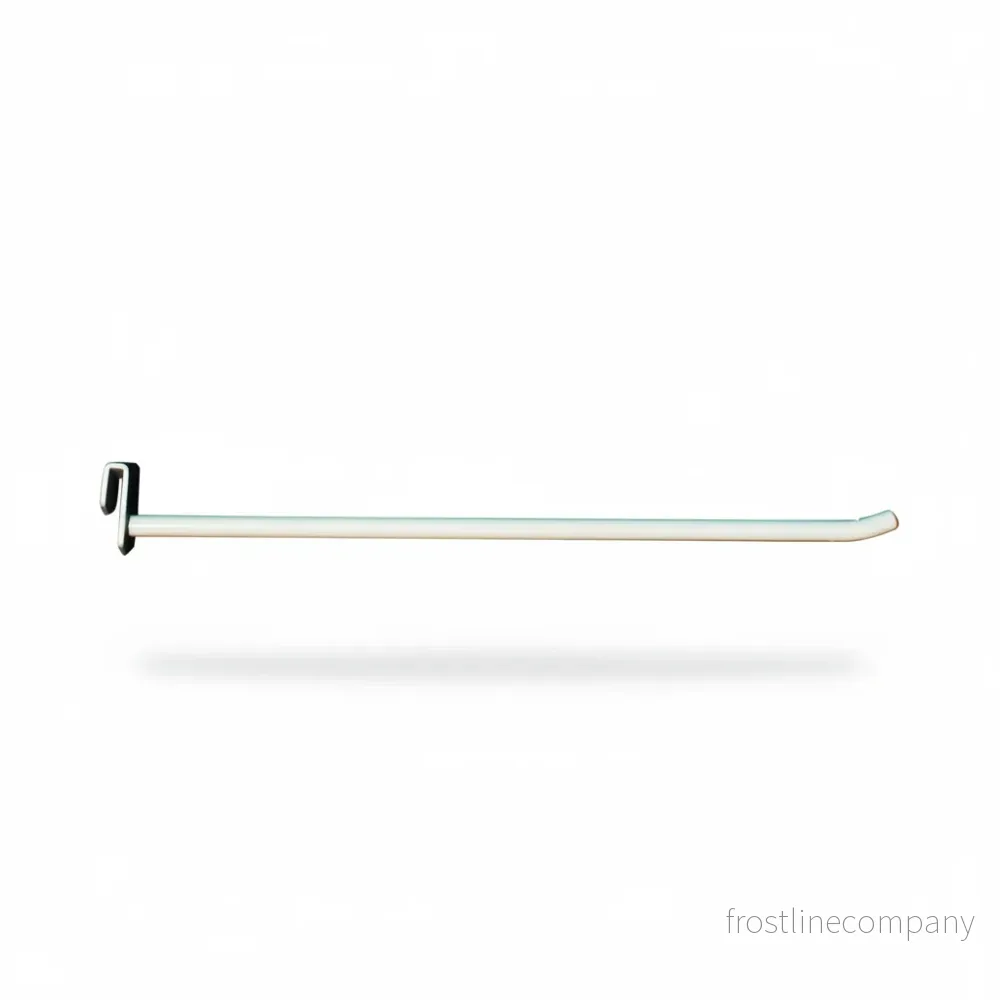 Varekrog, till 5 mm dekostang, vit, 30 cm. Ø 8 mm, till Superskinne. Extra kraftig Varekrog, till 5 mm dekostang, vit, 30 cm. Ø 8 mm, till Superskinne. Extra kraftig