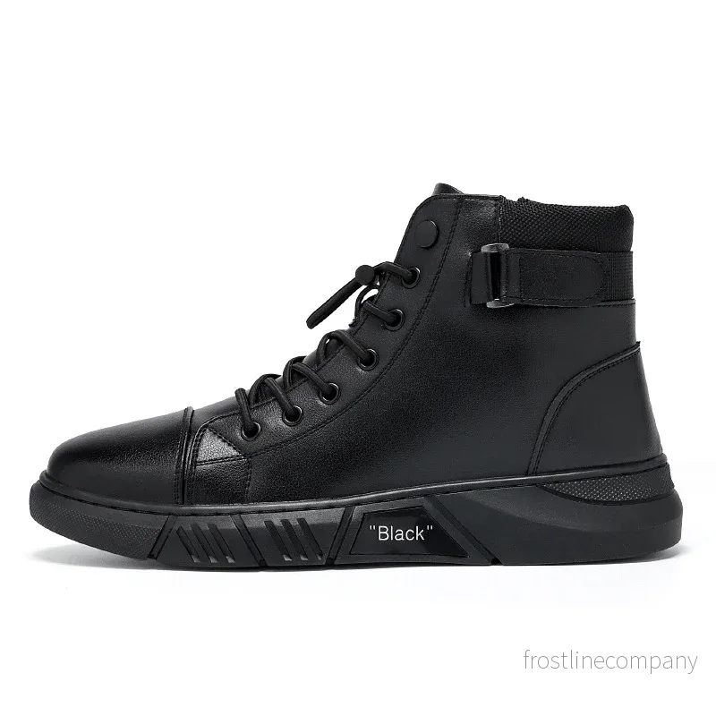 Herrkängor i Dr. Martens-stil – Plus size, trendig modell - Bild 3
