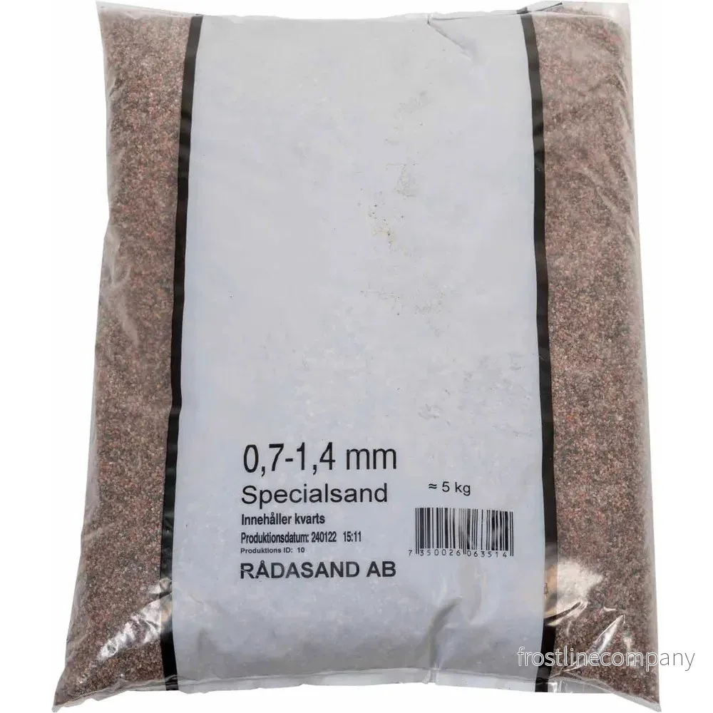 Rådasand Sand 0,7-1,4mm 5kg