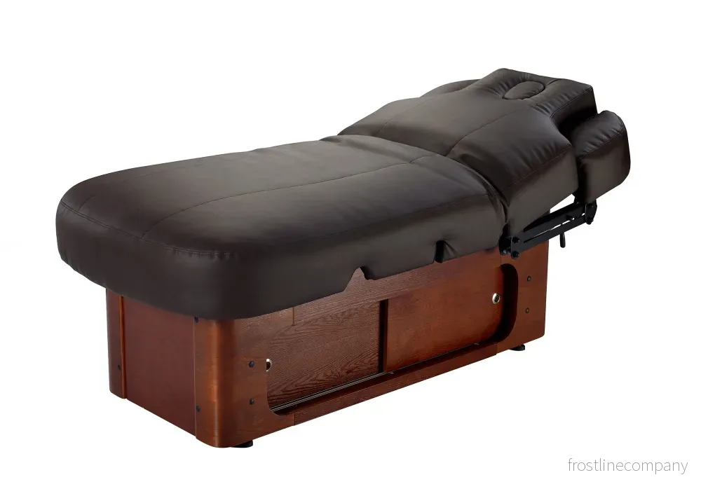 Elektrisk massagebänk med värme Keid – Wenge-Mörkbrun Elektrisk massagebänk med värme Keid – Wenge-Mörkbrun