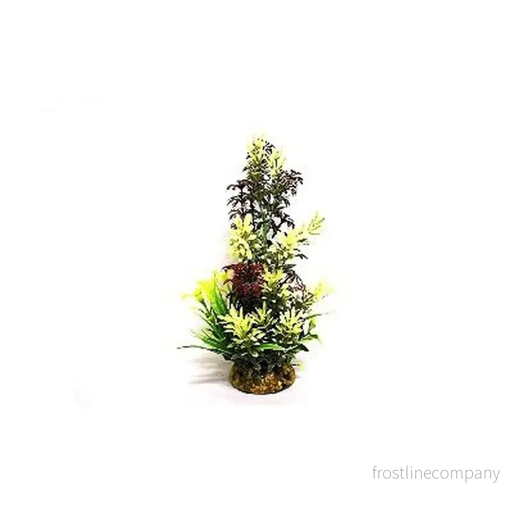 Classic Aquatic Leaf Fern Plant Green/Red – Konstgjord Akvarieväxt 26cm Classic Aquatic Leaf Fern Plant Green/Red – Konstgjord Akvarieväxt 26cm