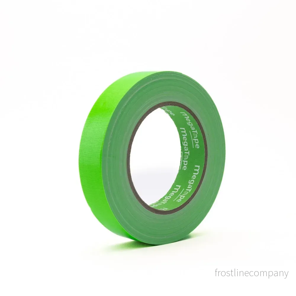 24x MegaTape UT70 · fluor-gaffatejp · 25 m på rulle · 25 mm · grön - Bild 2