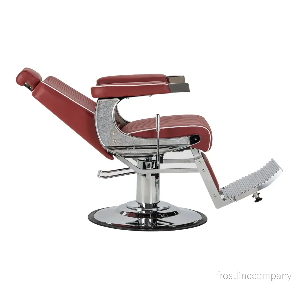 Barberstol Gabbiano Visionerio Rood - Bild 3