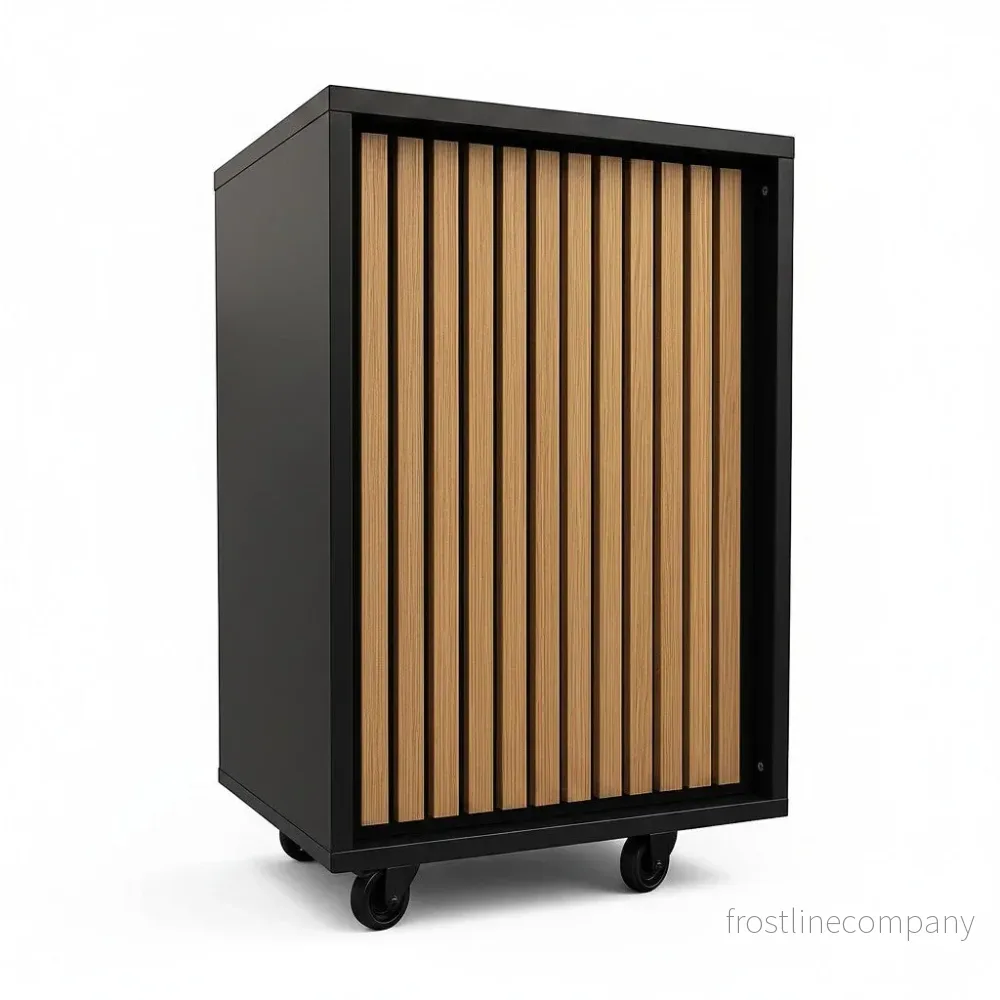 Frame-disk. smalmodul, svart. B55 – akustikplatta front