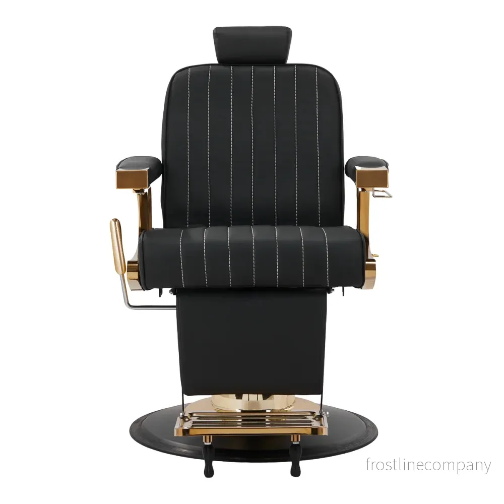 Barberstol Gabbiano Marcus Guld/Svart - Bild 2