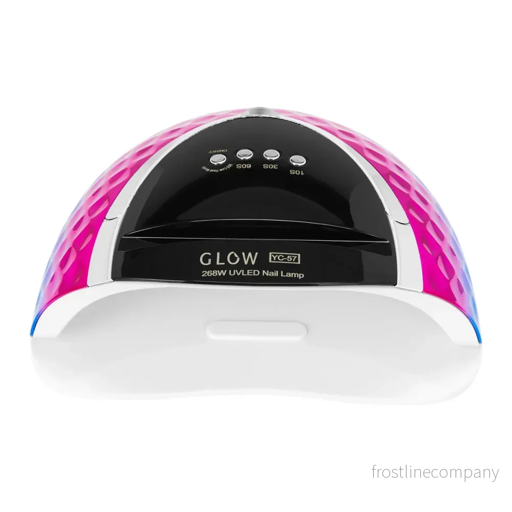 Glow YC57 UV LED Nagellampa 268W - Rosa/Blå - Bild 3