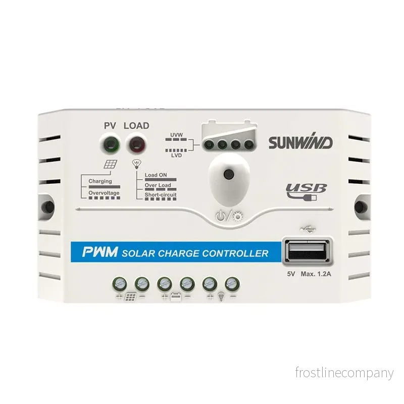 Solcellsregulator Sunwind Basic 20A 12/24V Solcellsregulator Sunwind Basic 20A 12/24V