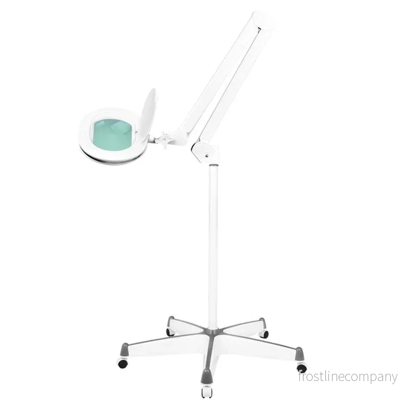 Förstoringslampa LED på fot 5D Elegante 6028 Vit – Justerbar ljusstyrka Förstoringslampa LED på fot 5D Elegante 6028 Vit – Justerbar ljusstyrka