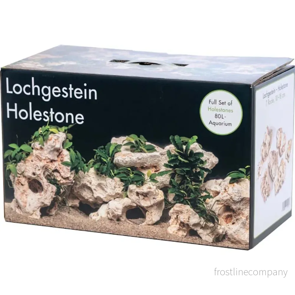 AquaDeco Deco-set Holestone – Dekorationsset med naturliga stenar i presentförpackning - Bild 2