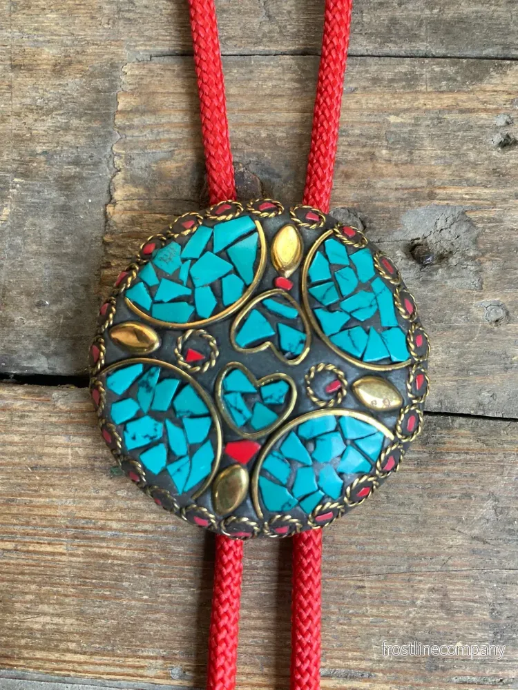 Bolotie American Native Pattern