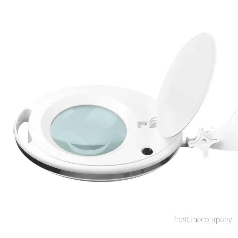 Förstoringslampa LED Elegante 6027 Vit 5D med bordsklämma - Bild 2