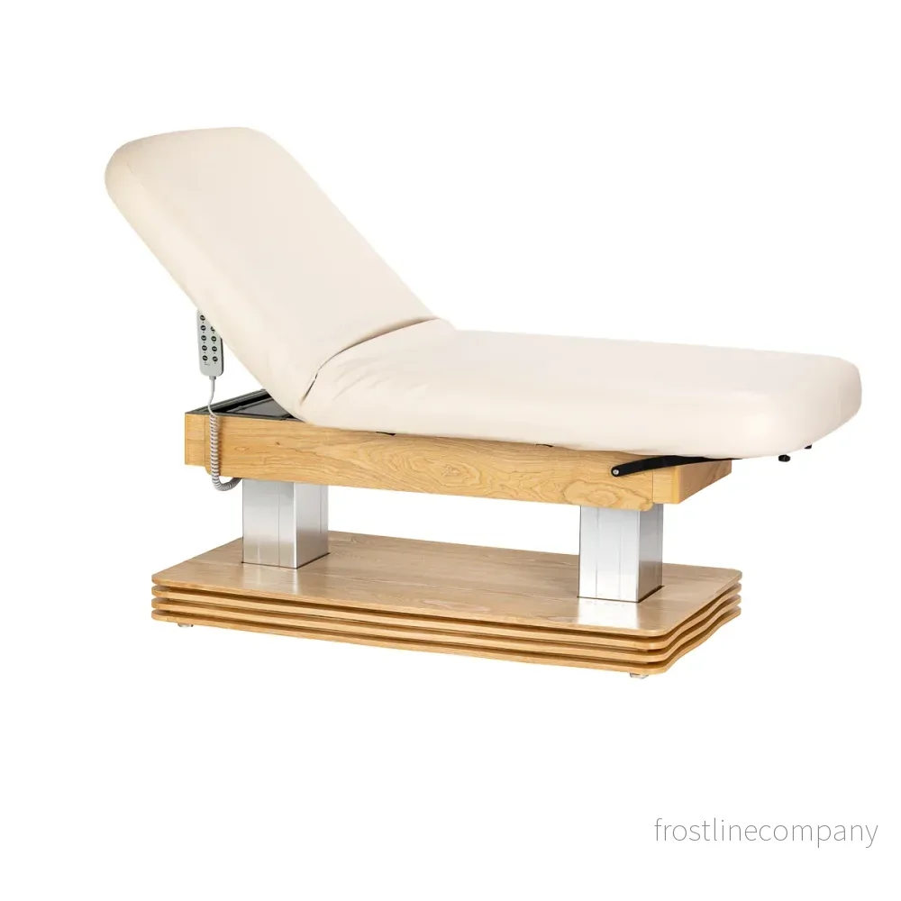 Massagebänk elektrisk Sillon Comfort Crème-Ljusbrun - Bild 2