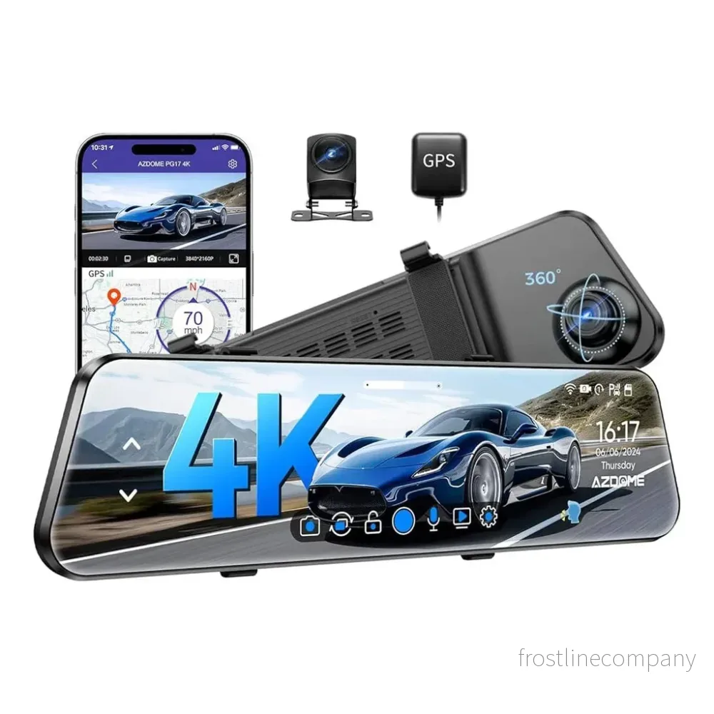 AZDome PG17 Pro 4K 2CH Wifi GPS 64gb dashcam - Bild 3