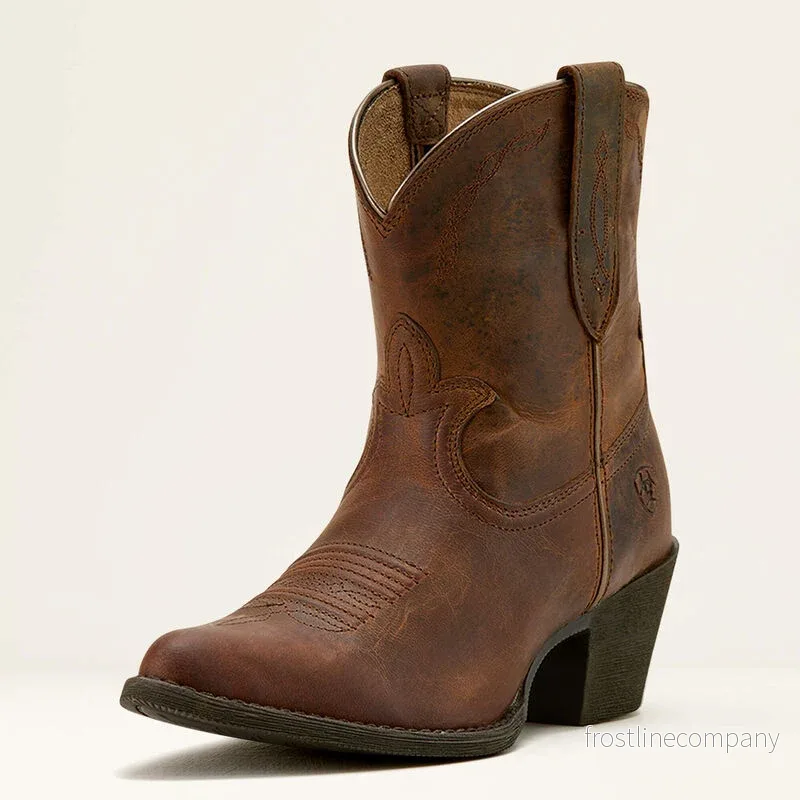 Ariat Maggie J Toe Sassy Brown Western Boot