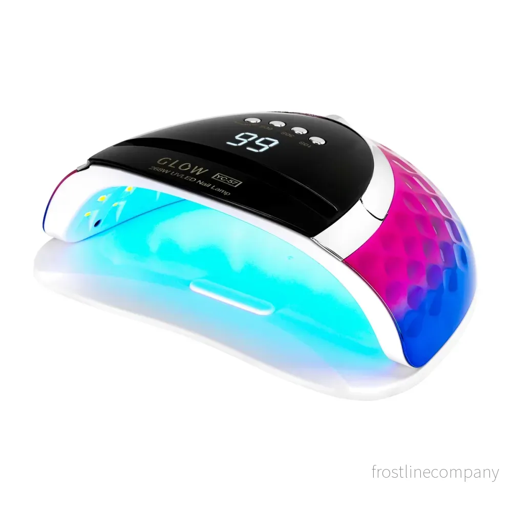 Glow YC57 UV LED Nagellampa 268W – Rosa/Blå Glow YC57 UV LED Nagellampa 268W – Rosa/Blå