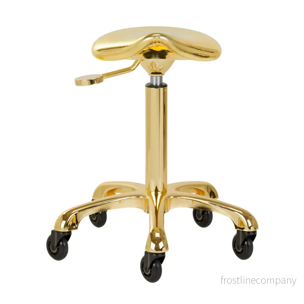 Taburett Sadelstol Gabbiano Roll Speed – Guld - Bild 3