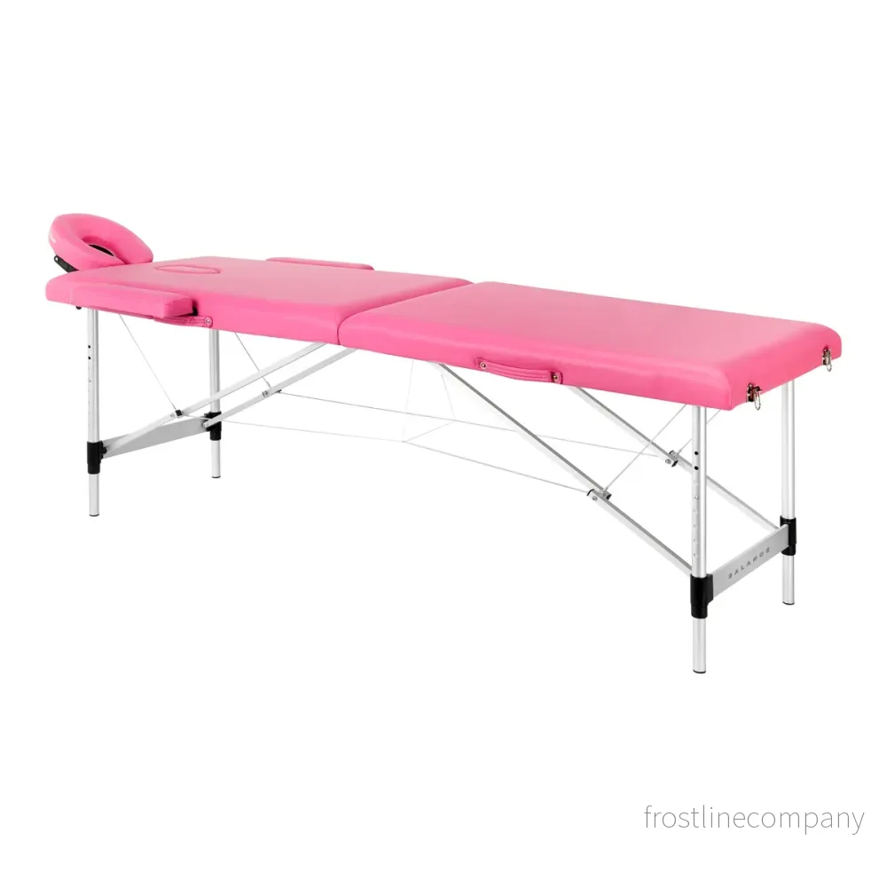 Massagebänk Hopfällbar Aluminium Balance 2 Zoner Rosa Massagebänk Hopfällbar Aluminium Balance 2 Zoner Rosa