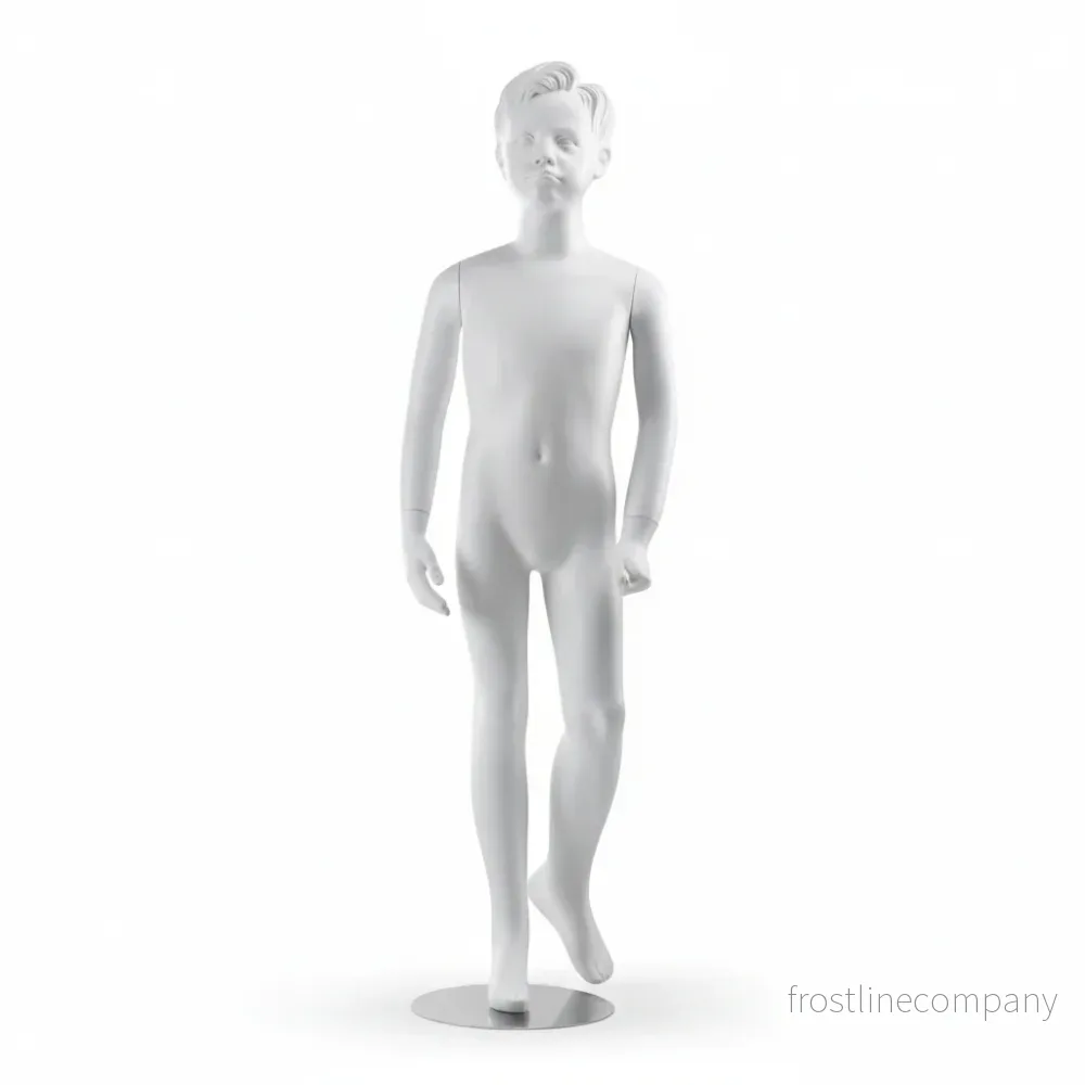 Barnmannekäng för pojkar 9-10 år. Skulpterat hår - Bild 2