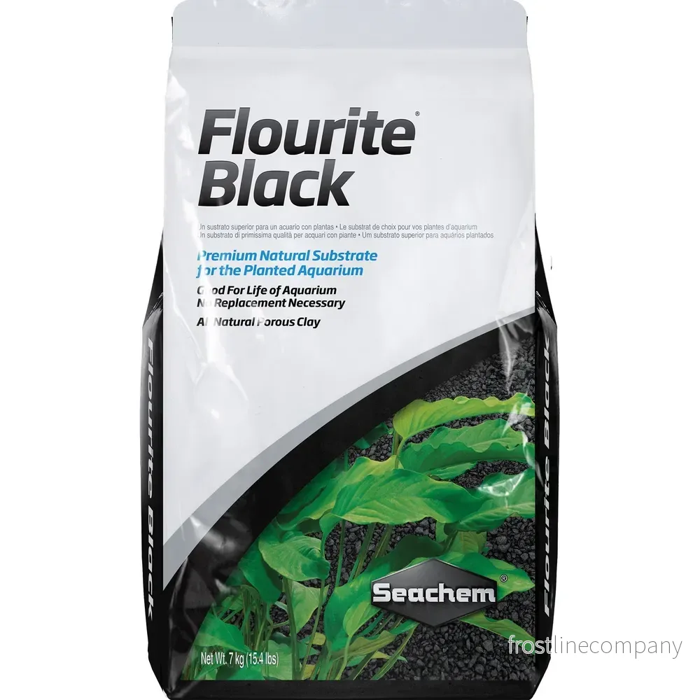 Seachem Flourite Black 2–9mm – Stilrent och järnrikt bottensubstrat för växtakvarier - Bild 2