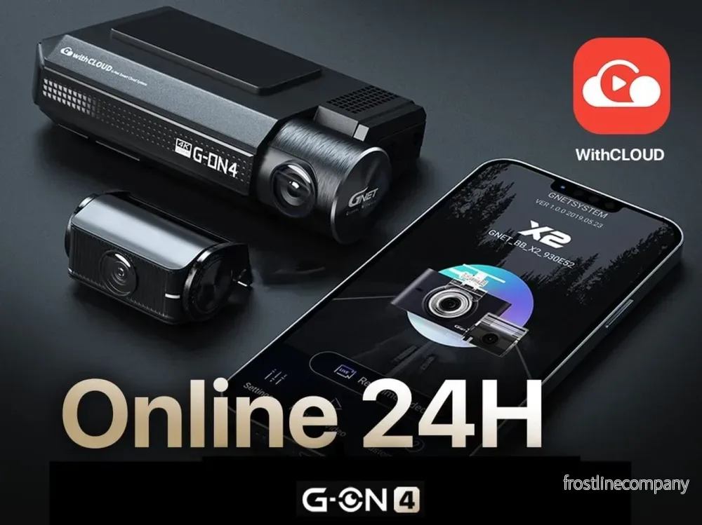 Gnet G-ON4 2CH 4K Cloud Wifi GPS 64gb dashcam - Bild 2