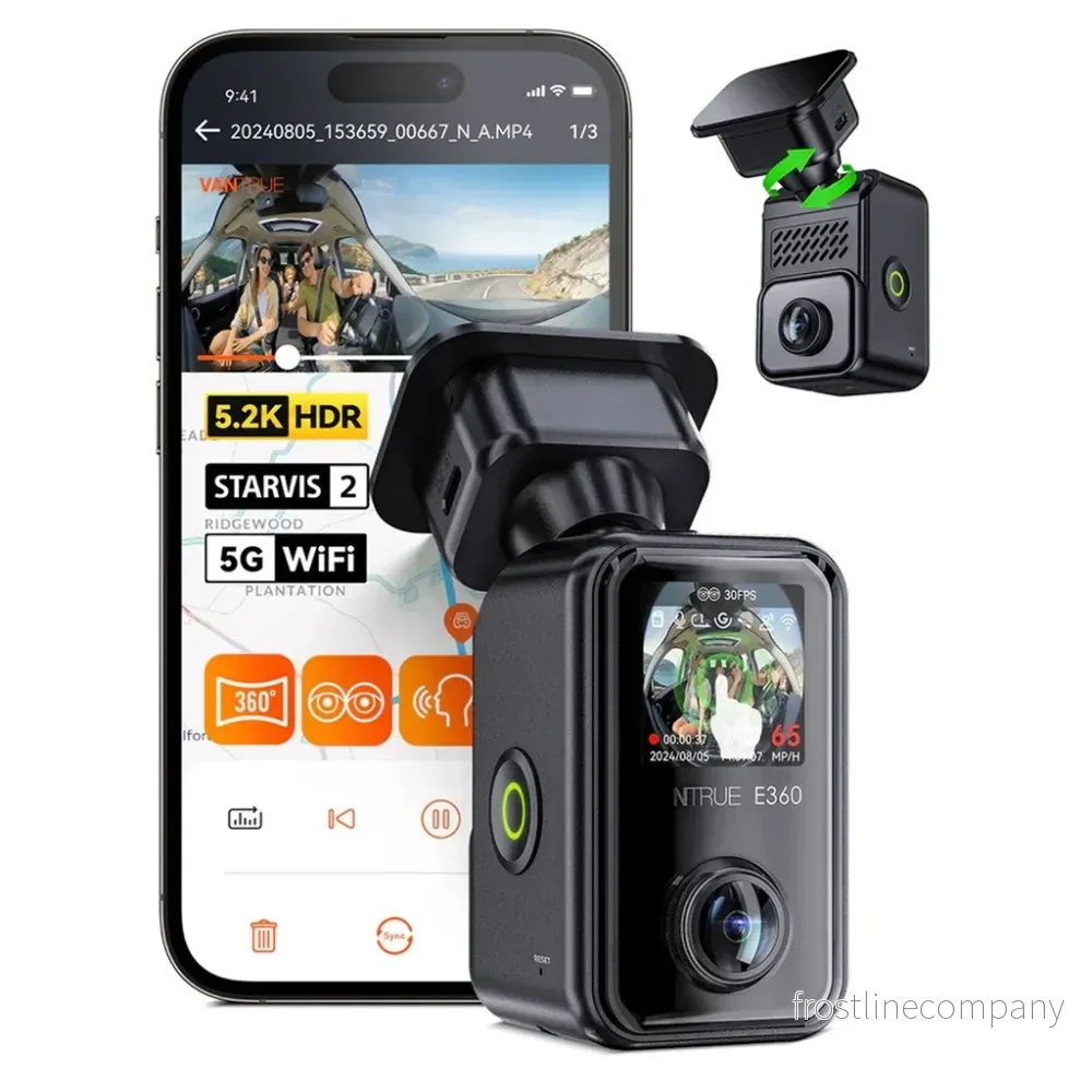 Vantrue E360 Cloud 5K 2CH Wifi GPS 360 graders dashcam Vantrue E360 Cloud 5K 2CH Wifi GPS 360 graders dashcam