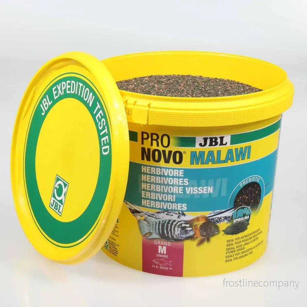 JBL ProNovo Malawi Grano M 5,5 l – granulat för algätande ciklider - Bild 3