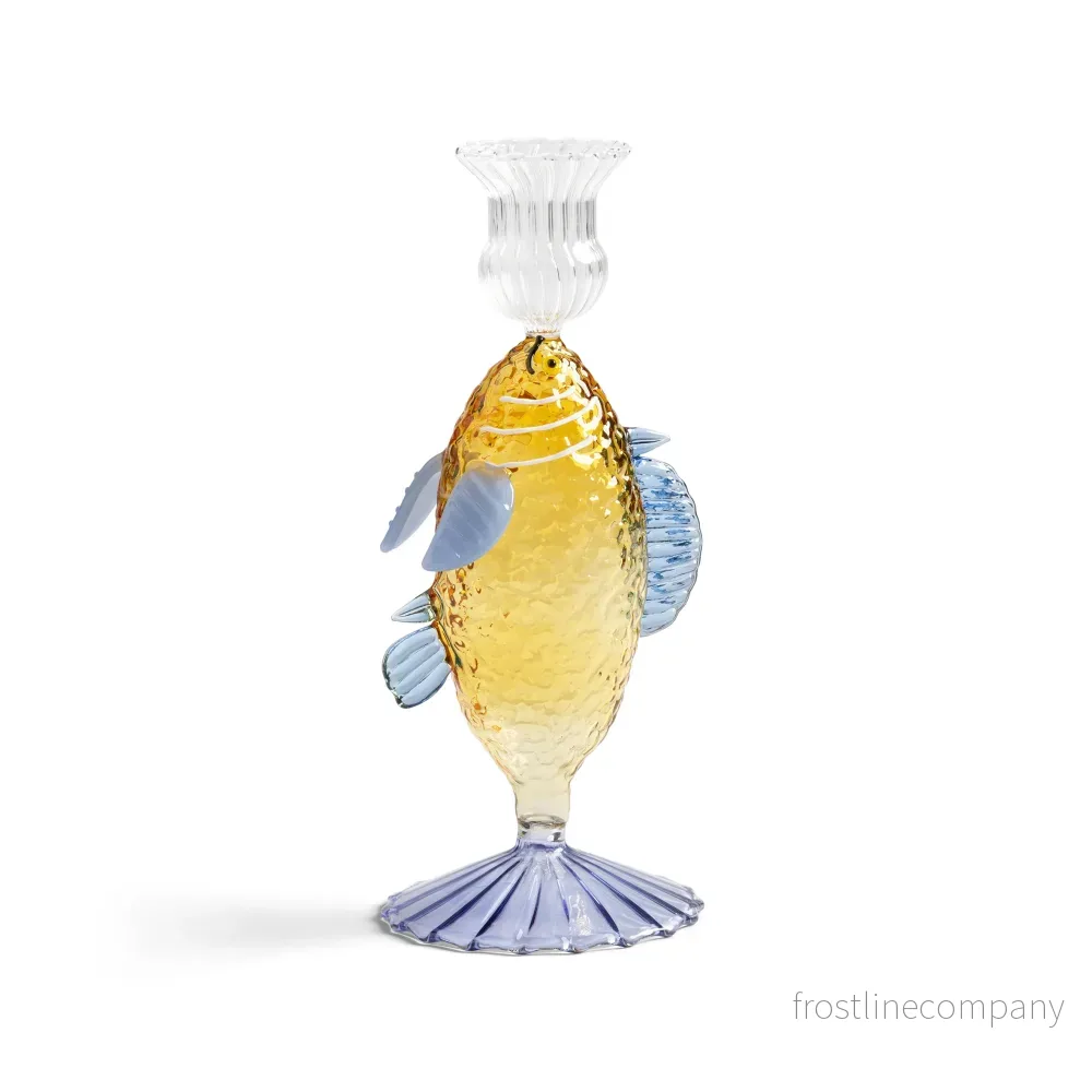 Ljusstake fisk gul