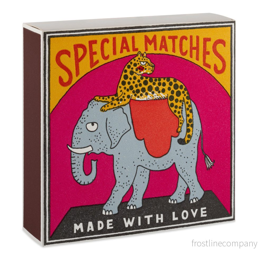Tändstickor Archivist - Elefant Leopard - Bild 2