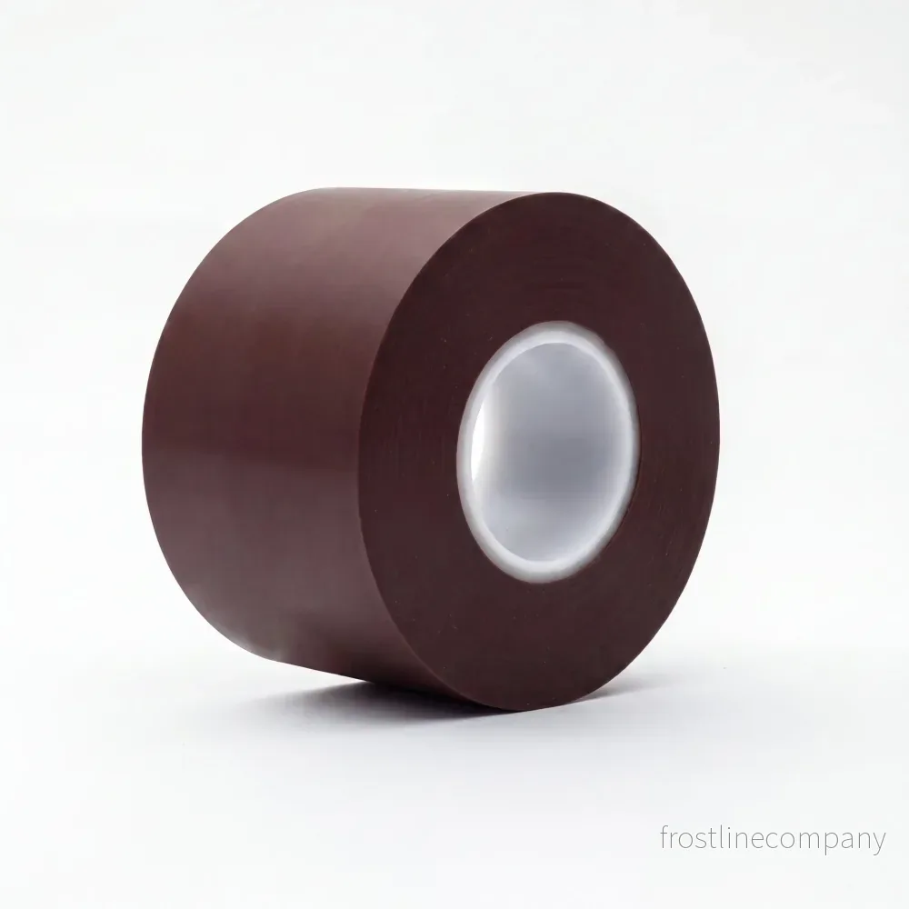 18x MegaTape UT7 PVC-tejp · 50 mm · brun · 33 m rulle