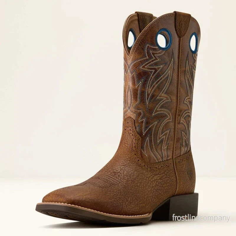 Ariat Sport Sidebet Wide Square Toe Western Boot Ariat Sport Sidebet Wide Square Toe Western Boot