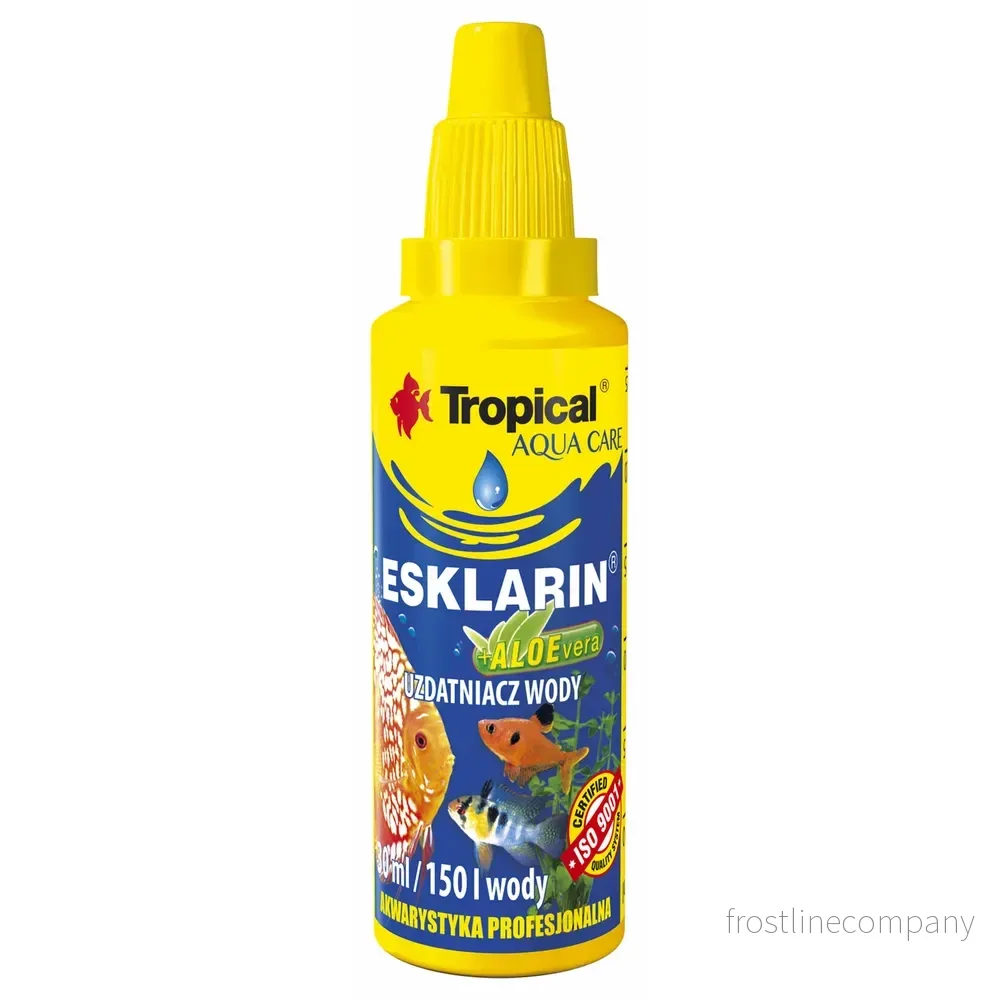 Tropical Esklarin med Aloe Vera – Vattenberedning för akvarium Tropical Esklarin med Aloe Vera – Vattenberedning för akvarium