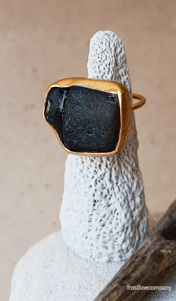 Ring strandglas nr 9 – size 17 Ring strandglas nr 9 – size 17