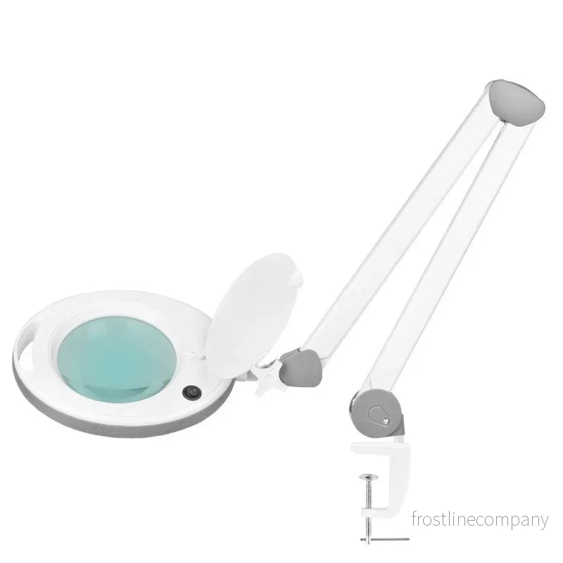 Förstoringslampa LED Elegante 6014 Vit 5D med bordsklämma - Bild 2