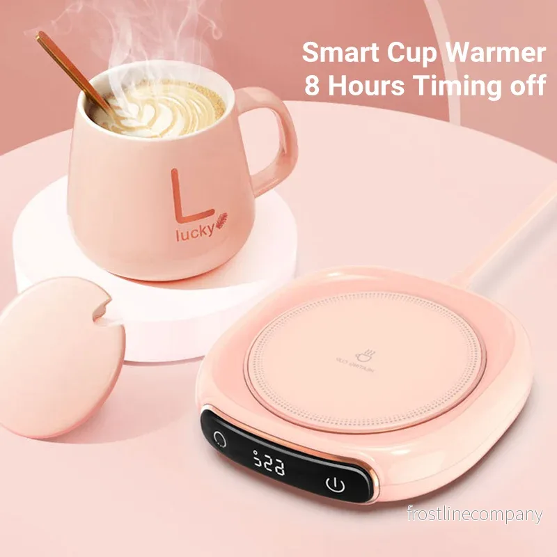 Smart Kaffewärmare – Muggvärmare Platta med LED Display 65°C – USB Coaster Smart Kaffewärmare – Muggvärmare Platta med LED Display 65°C – USB Coaster