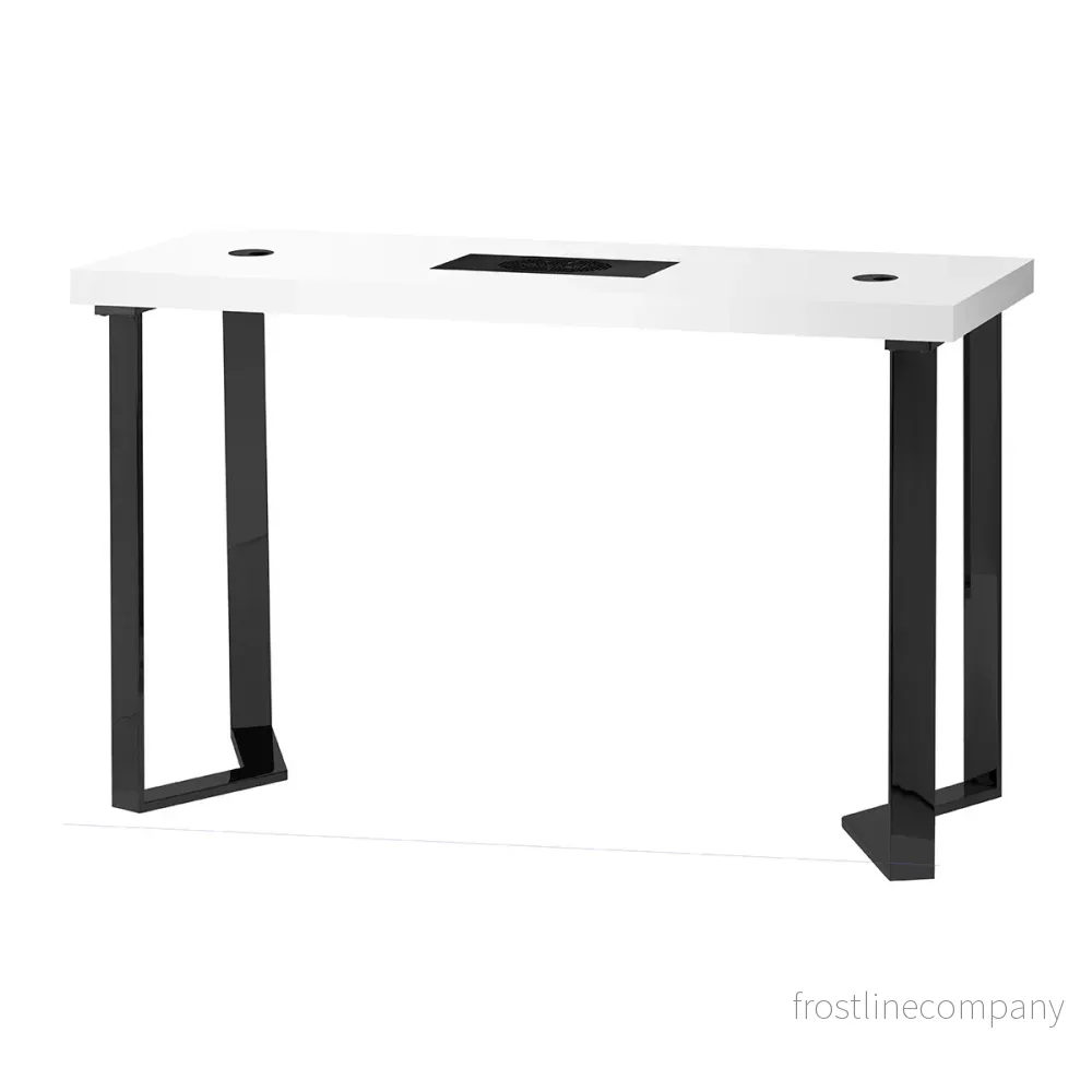 Nagelbord Momo 05 Svart/Vit med fläkt - Bild 3