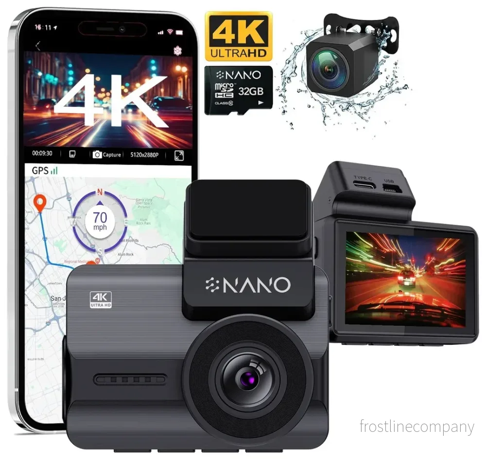 Nanocam M68 4K 2CH Wifi GPS 32gb dashcam Nanocam M68 4K 2CH Wifi GPS 32gb dashcam