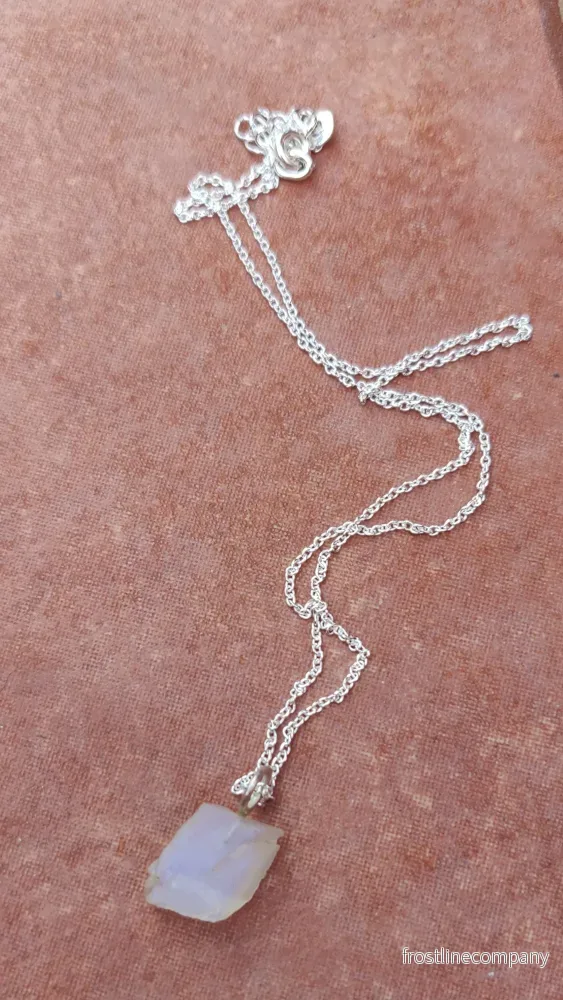 Halsband Rå månsten Halsband Rå månsten