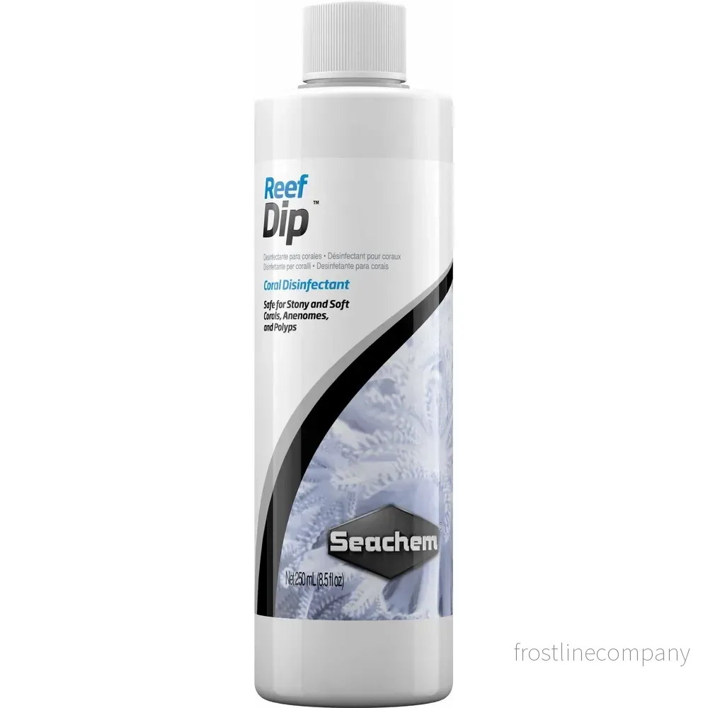 Seachem Reef Dip 250ml – Jodbaserat koralldesinfektionsmedel för saltvattensakvarium