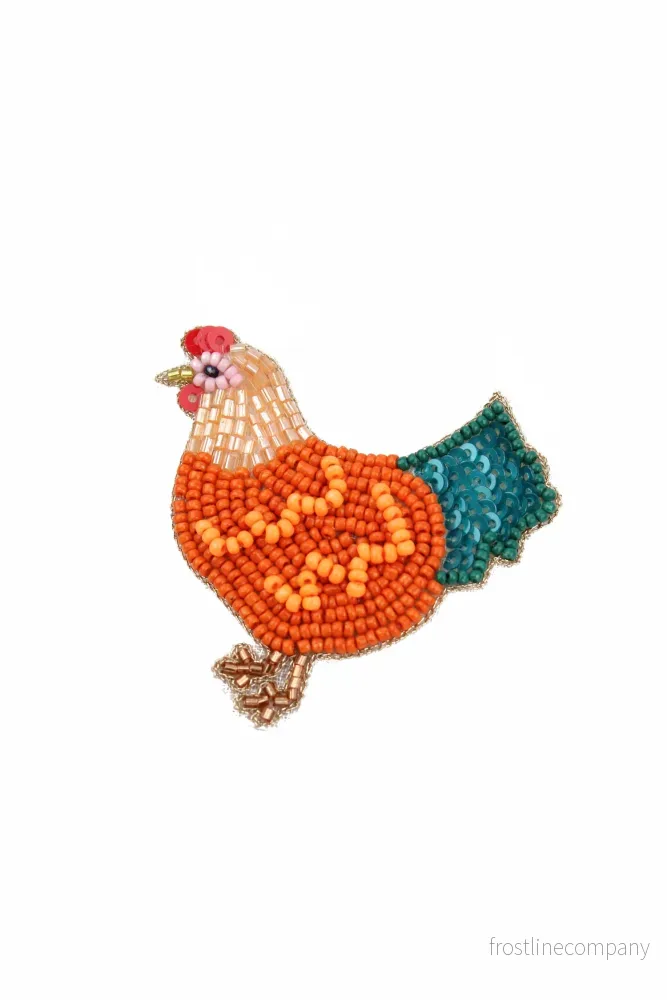 Brosch kyckling